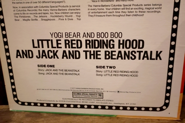 画像6: ct-251201-41 YOGI BEAR and BOO BOO / 1977 LP Record