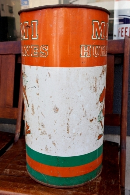 画像5: dp-260204-31 University of Miami / Miami Hurricanes 〜1980's Trash Garbage Waste Can