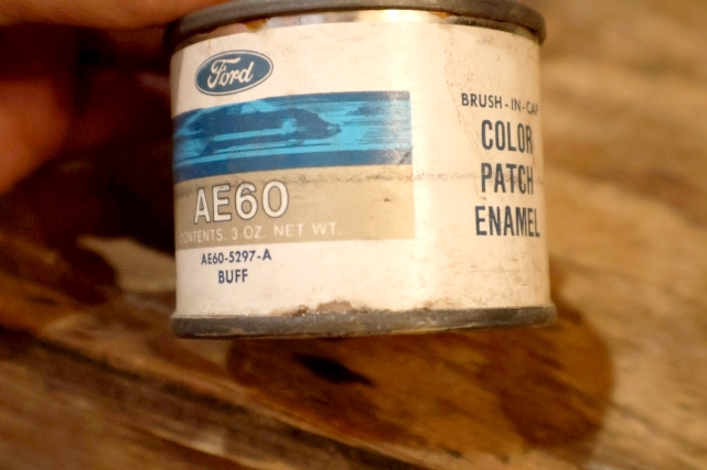 画像5: dp-260204-42 Ford 1960's AE60 COLOR PATCH ENAMEL 3 FL.OZ. CAN "BUFF"