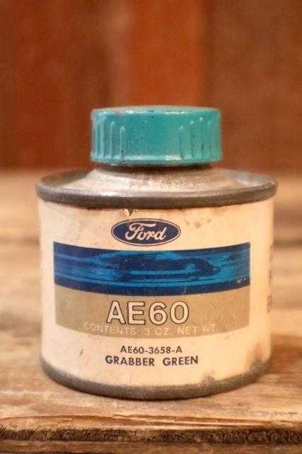画像1: dp-260204-42 Ford 1960's AE60 COLOR PATCH ENAMEL 3 FL.OZ. CAN "GRABBER GREEN"