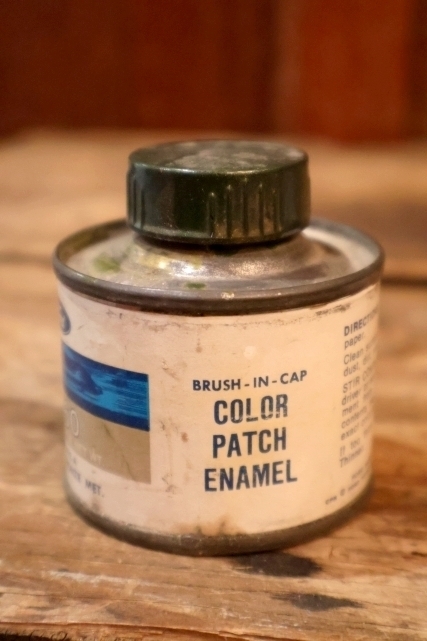 画像2: dp-260204-42 Ford 1960's AE60 COLOR PATCH ENAMEL 3 FL.OZ. CAN "MED. IVY BRONZE MET."