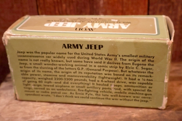 画像11: dp-260303-02 AVON / 1970's ARMY JEEP WILD COUNTRY AFTER SHAVE GLASS BOTTLE