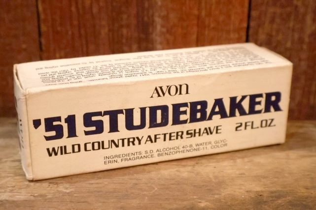 画像8: dp-260303-02 AVON / 1970's '51 STUDEBAKER WILD COUNTRY AFTER SHAVE GLASS BOTTLE