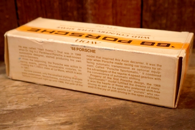 画像10: dp-260303-02 AVON / 1970's '68 PORCHE WILD COUNTRY AFTER SHAVE GLASS BOTTLE
