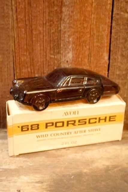 画像1: dp-260303-02 AVON / 1970's '68 PORCHE WILD COUNTRY AFTER SHAVE GLASS BOTTLE