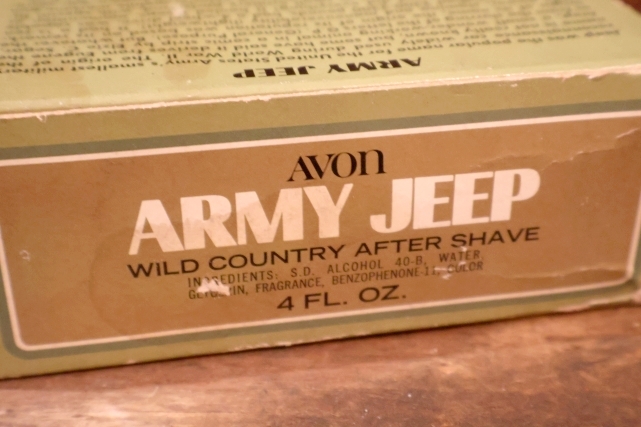 画像8: dp-260303-02 AVON / 1970's ARMY JEEP WILD COUNTRY AFTER SHAVE GLASS BOTTLE