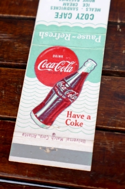 画像2: dp-260204-120 Coca-Cola 1940's-1950's Matchbook