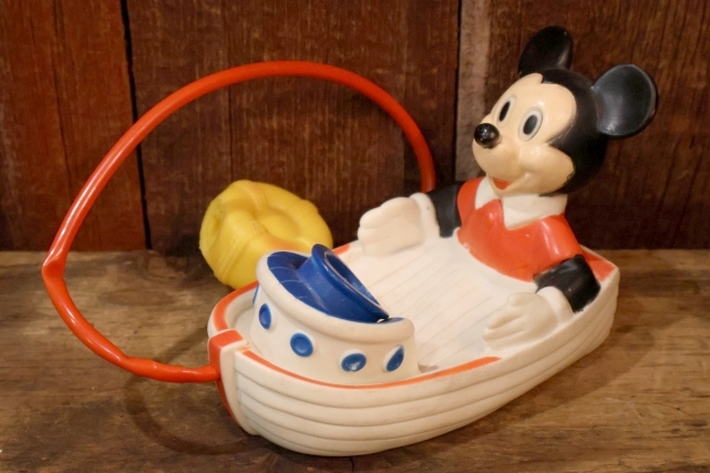画像1: ct-260106-13 Mickey Mouse / Gabriel CHILD GUIDANCE TOYS 1970's BUBBLE BARGE