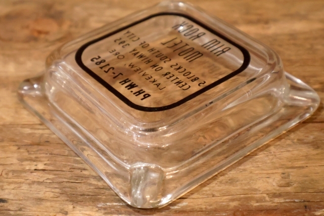 画像6: dp-260204-60 RIM RICK MOTEL VINTAGE GLASS ASHTRAY