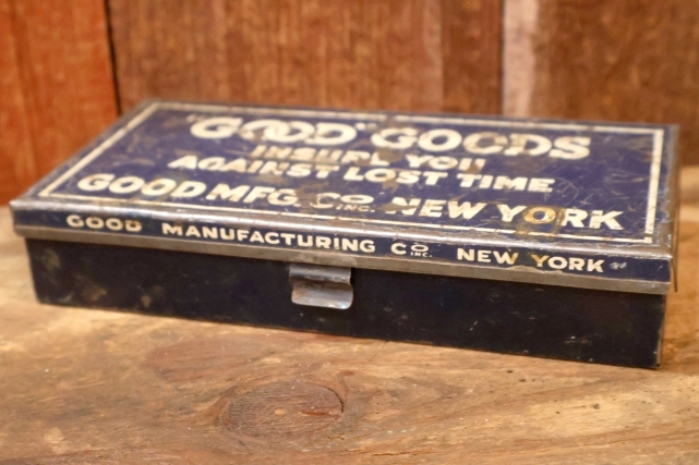 画像4: dp-260322-06 GOOD MFG. Co, INC / 〜1950's "GOOD" GOODS RUBBER RINGS TIN BOX