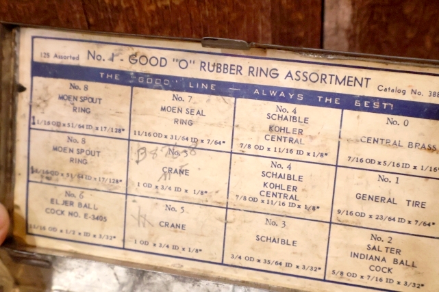 画像9: dp-260322-06 GOOD MFG. Co, INC / 〜1950's "GOOD" GOODS RUBBER RINGS TIN BOX