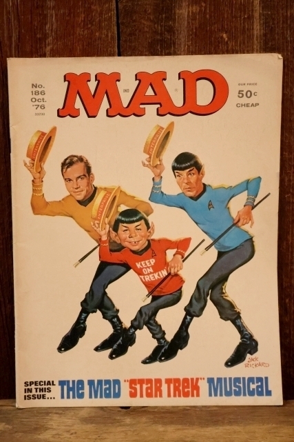 画像1: ct-260322-16 MAD MAGAZINE No.186 October 1976 "Star Trek"