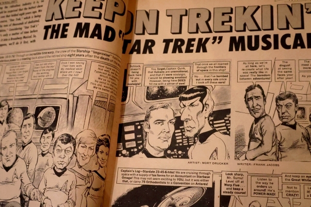 画像3: ct-260322-16 MAD MAGAZINE No.186 October 1976 "Star Trek"