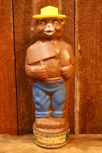 画像1: ct-260325-29 Smokey Bear / 1970's Bubble Bath Bottle