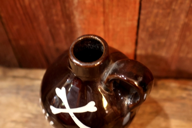画像8: dp-260325-17 SONSCO 1950's-1960's Skull Decanter Bottle
