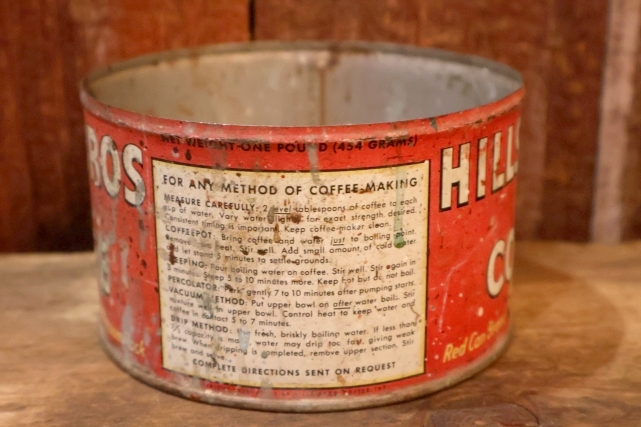 画像6: dp-260226-05 HILLS BROS COFFEE 1950's ONE POUND CAN