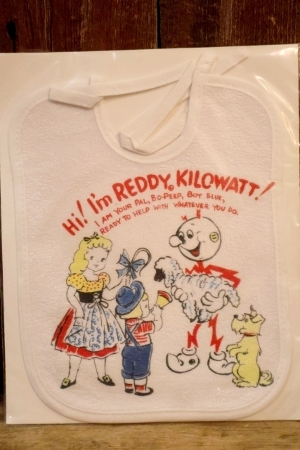 画像1: ct-260401-03 Reddy Kilowatt / 1950's-1960's Baby Bib