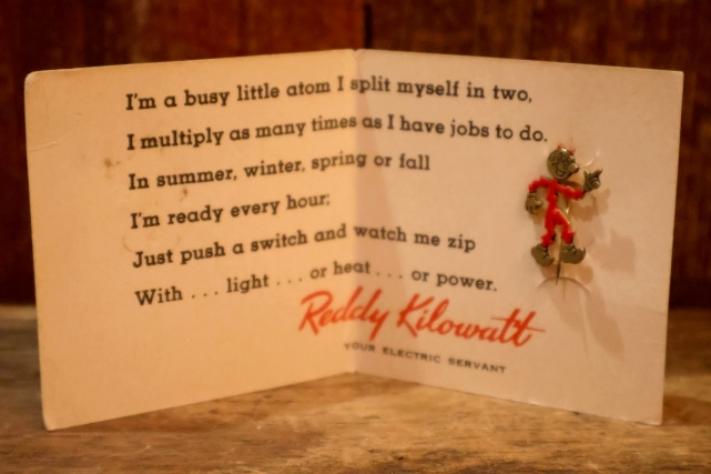 画像1: ct-260401-03 Reddy Kilowatt / 1940's YOUR FAVORITE "PIN-UP"