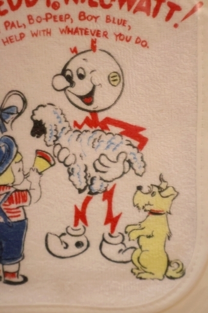 画像3: ct-260401-03 Reddy Kilowatt / 1950's-1960's Baby Bib