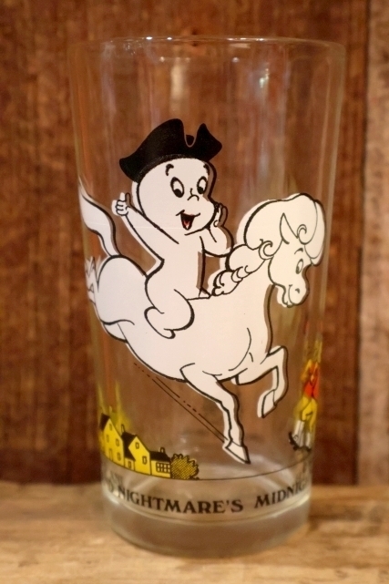 画像1: gs-251201-03 Casper & Nightmare / Arby's 1970's Novelty 12 oz. Glass