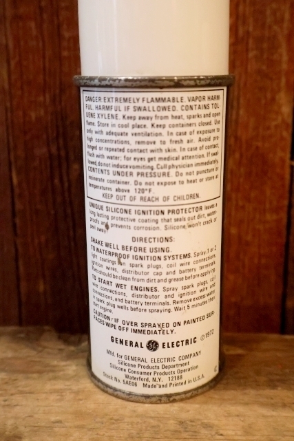 画像3: dp-260401-05 GENERAL ELECTRIC 1970's SILICONE CLEAR ignition PROTECTOR Spray Can