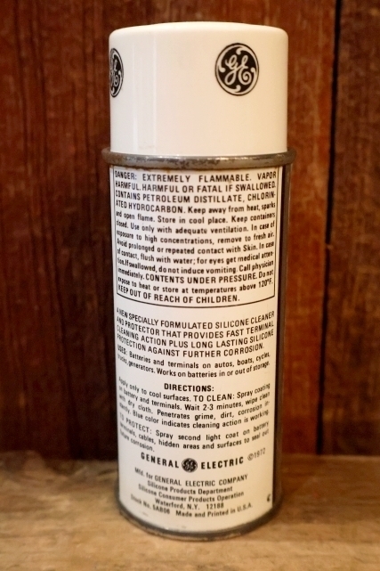 画像3: dp-260401-04 GENERAL ELECTRIC 1970's SILICONE battery care Spray Can