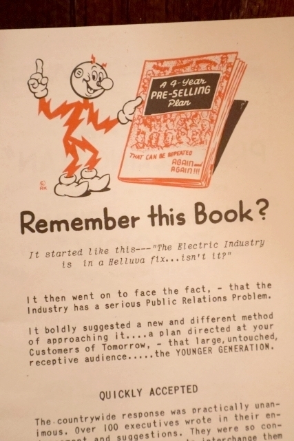 画像2: ct-260401-03 Reddy Kilowatt 1940's PRE-SELLING PLAN Booklet