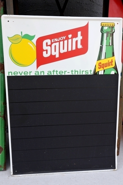 画像1: dp-260417-01 Squirt 1970's Metal Chalkboard Sign