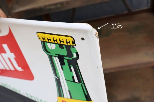 画像10: dp-260417-01 Squirt 1970's Metal Chalkboard Sign