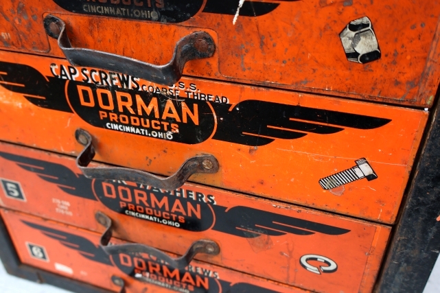 画像4: dp-230901-145 DORMAN / 1950's Auto Parts Metal Cabinet