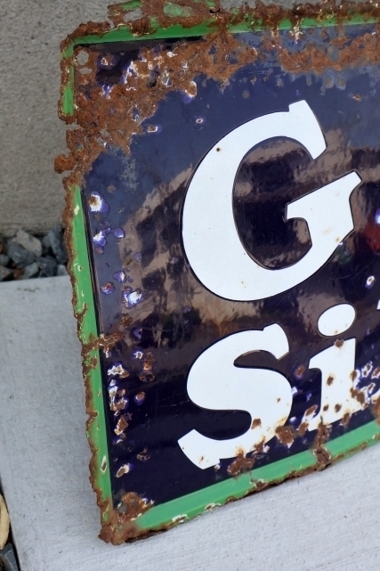 画像9: dp-260417-02 Goodrich Silvertowns 1930's-1940's Metal Sign
