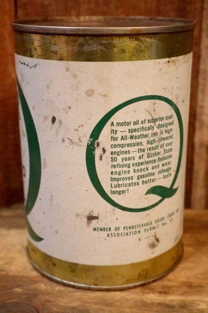 画像3: dp-230901-120 QUAKER STATE 1970's-1980's ONE U.S. QUART MOTOR OIL CAN