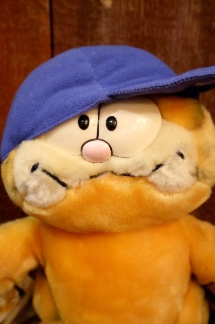 画像2: ct-260325-19 Garfield / DAKIN 1980's Plush Doll "Baseball Hero"