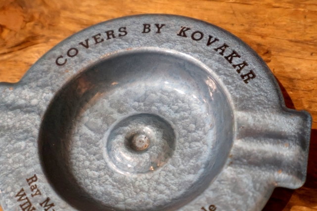 画像2: dp-260204-60 1950's Metal Ashtray "COVERS BY KOVAKAR"