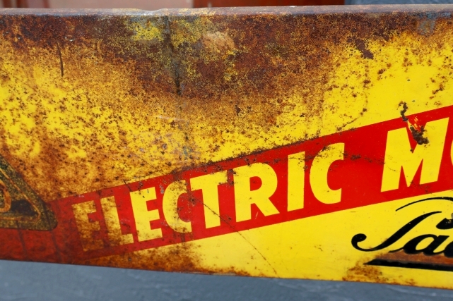 画像3: dp-260417-06 【※店頭ピックのみ】DELCO ELECTRIC MOTORS Packard 〜1950's Metal Rack