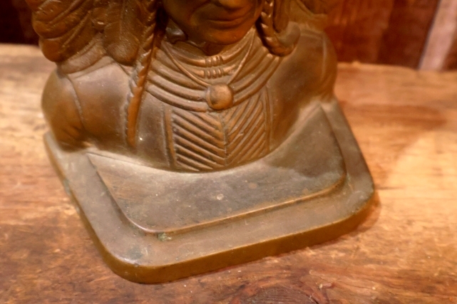 画像5: dp-260325-04 1930's-1940's Indian Iron Bookend