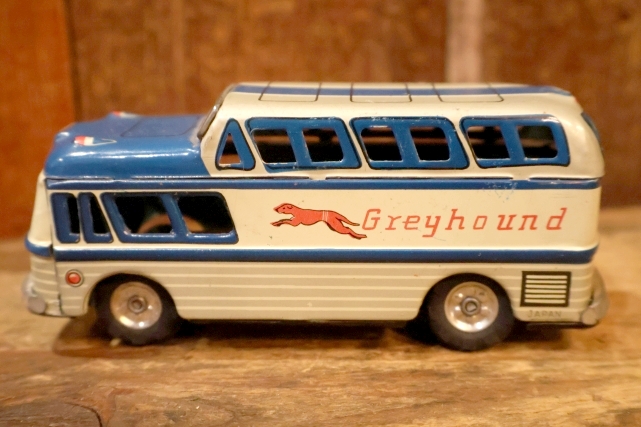 画像3: dp-260325-22 1950's-1960's Greyhound Bus Tin Toy