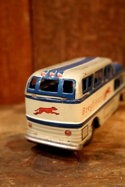 画像7: dp-260325-22 1950's-1960's Greyhound Bus Tin Toy