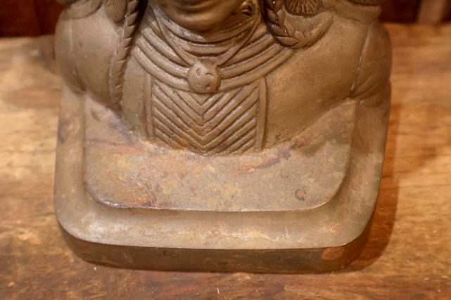 画像5: dp-260325-03 1930's-1940's Indian Iron Bookend