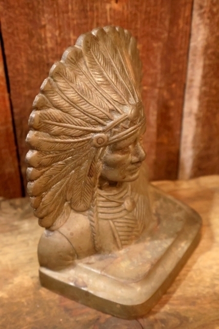 画像4: dp-260325-03 1930's-1940's Indian Iron Bookend