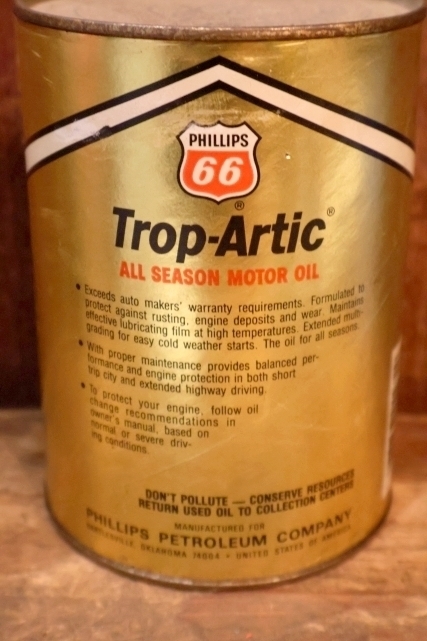 画像3: dp-260204-84 PHILLIPS 66 / Trop-Artic Oil ONE U.S. QUART CAN