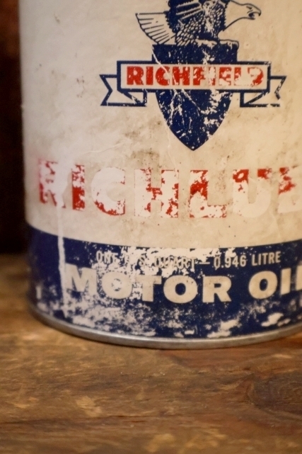 画像5: dp-260204-103 RICHFIELD 1960's ROCO MOTOR OIL ONE U.S. QUART CAN