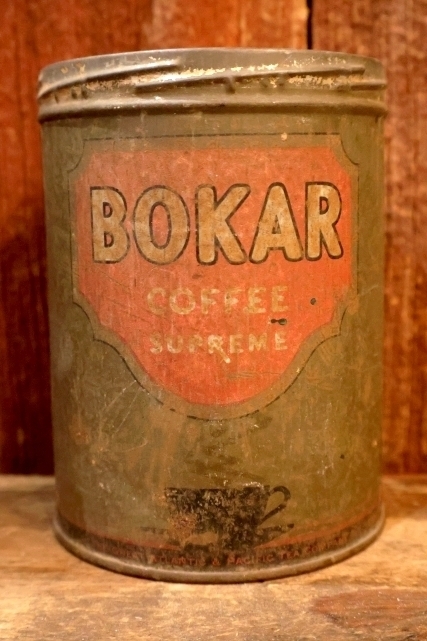 画像1: dp-260501-15 BOKAR COFFEE SUPREME / 1930's-1940's TIN CAN