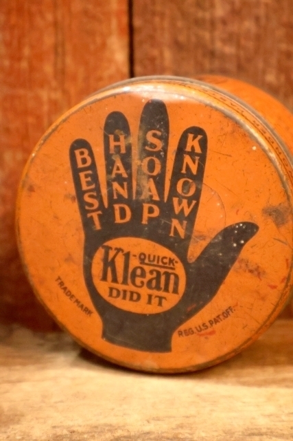 画像2: dp-260501-10 QUICK-KLEAN COMPANY 1940's THE WONDER SOAP PASTE TIN CAN