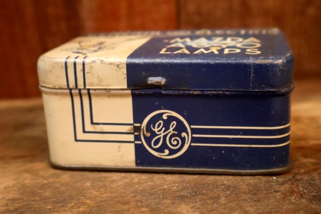 画像4: dp-260501-07 GENERAL ELECTRIC / 1930's-1940's MAZDA AUTO LAMP TIN BOX