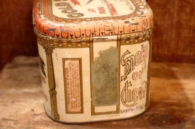 画像7: dp-260501-03 JNO. J. BARGLEY CO. Early 1900's GOLD SHORE CUT PLUG TOBACCO CAN