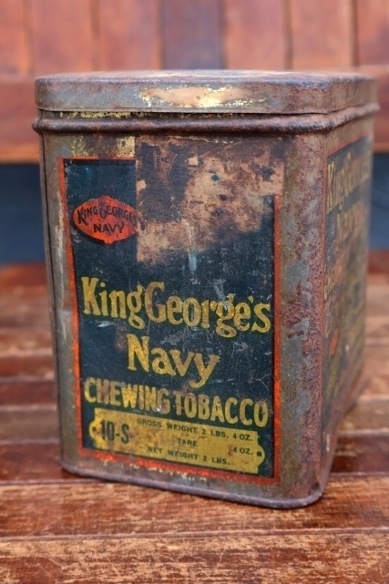 画像5: dp-260501-04 ROCK CITY TOBACCO 1940's King George's Navy CHEWING TOBACCO CAN