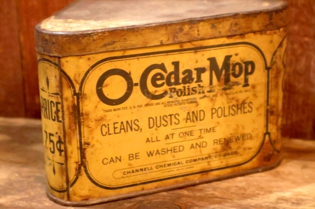 画像5: dp-260501-02 CHANNELL CHEMICAL COMPANY 1920's O-Cedar Polish Mop CAN