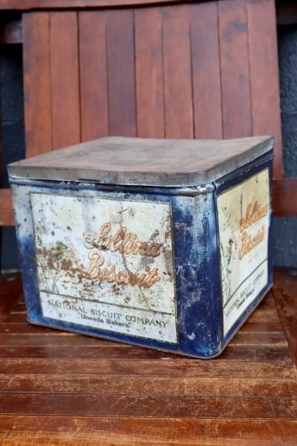 画像1: dp-260501-05 NATIONAL BISCUIT COMPANY 1930's Saltina Biscuit TIN CAN