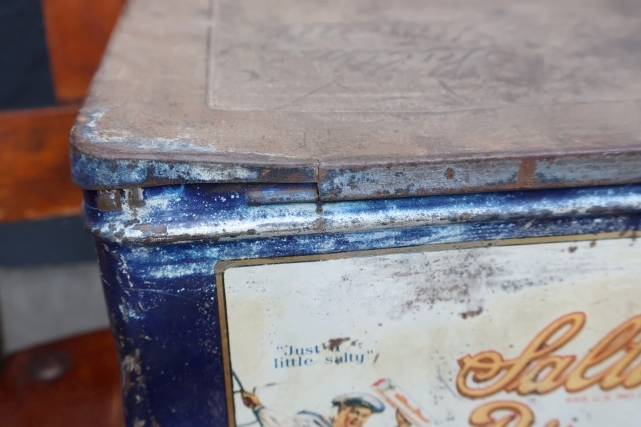画像9: dp-260501-05 NATIONAL BISCUIT COMPANY 1930's Saltina Biscuit TIN CAN